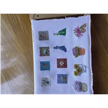 Customer photo for DMC 25 Count Evenweave White Small Fabric