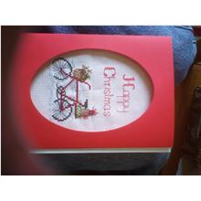 Customer photo for Derwentwater Designs Christmas Delivery Cross Stitch Kit