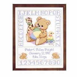 Bear Birth Sampler