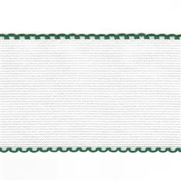 Zweigart 14 count Aida Band 50mm - White/Green