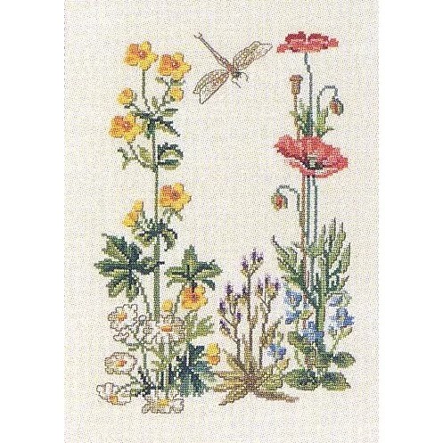 Dragonfly and Flowers