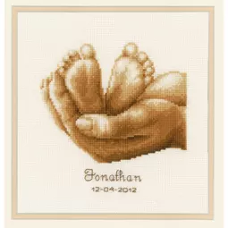 Tiny Feet Birth Sampler 