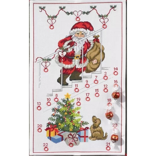 Santa Staircase Advent
