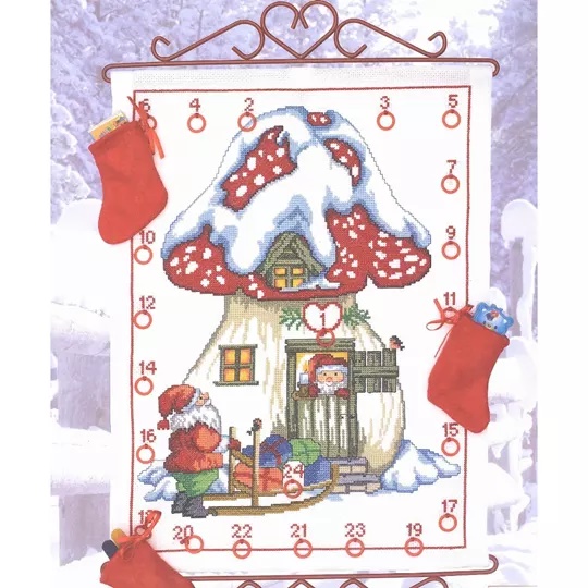 Santa Toadstool Calendar