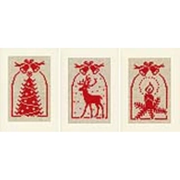 Rustic Christmas Card Set 