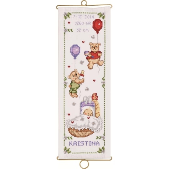 Bears Wallhanging Girl