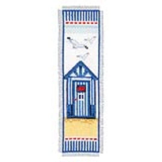 Beach Hut Bookmark 