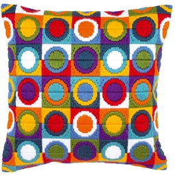 Colourful Circles Cushion 