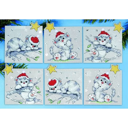 Christmas Cats Ornaments