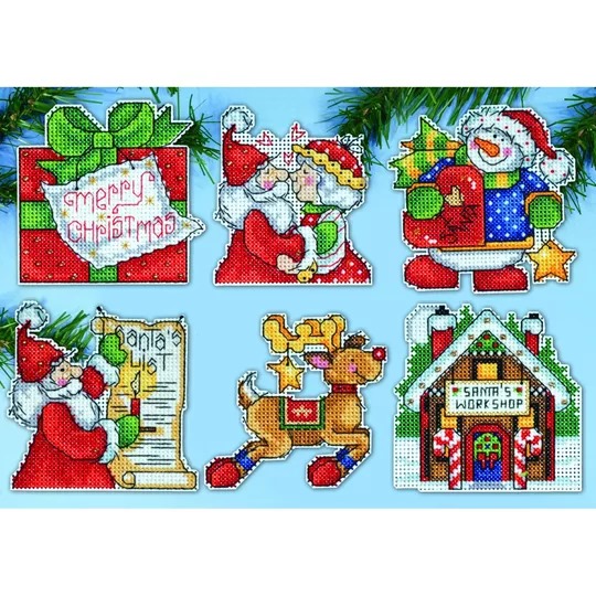 Santa's Workshop Ornaments