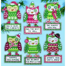 Happy Owlidays Ornaments