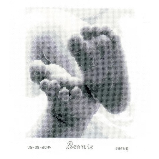 Baby Feet Birth Sampler 