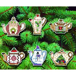 Festive Teapot Ornaments