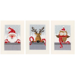 Christmas Buddies Cards (Set of 3) 