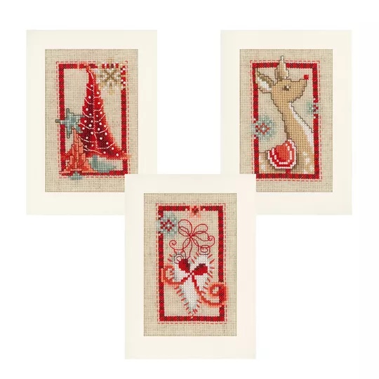 Deer and Christmas Tree Cards