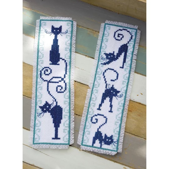 Cheerful Cats Bookmarks 