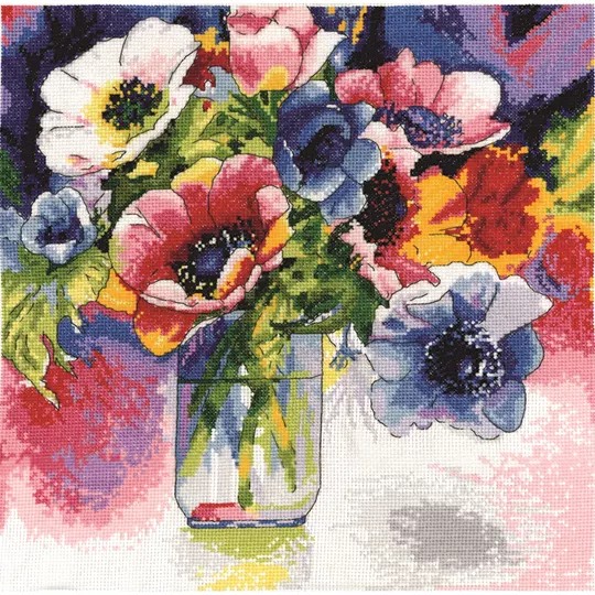 Watercolour Anemones