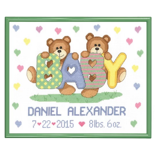 Teddy Bear Birth Announcement