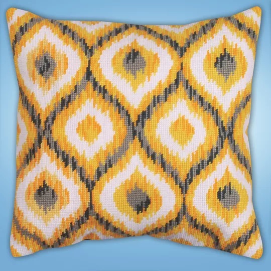 Yellow Ikat