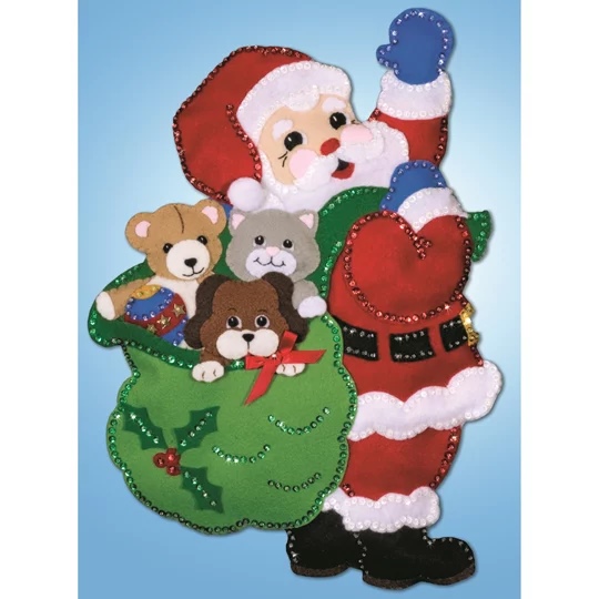 Santa Toys Wall Hanging