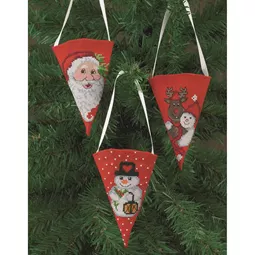 Snowman and Santa Tree Pockets