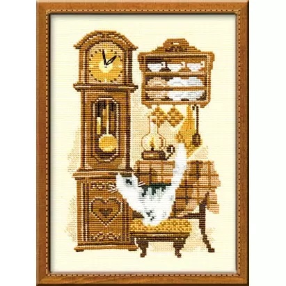 Cat with Clock