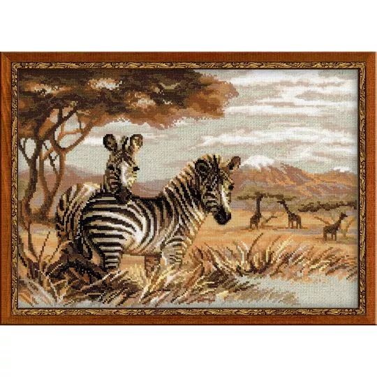 Zebras in the Savannah