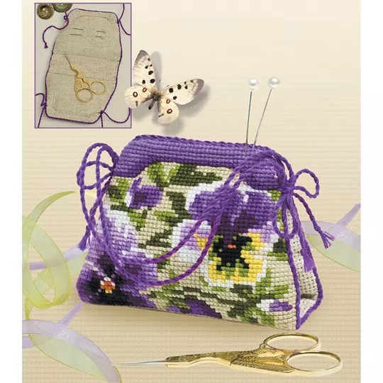 Pansy Pincushion