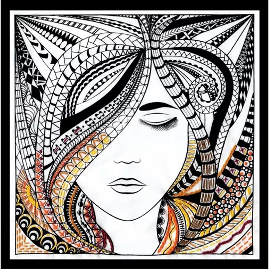 Zenbroidery Printed Fabric - Woman