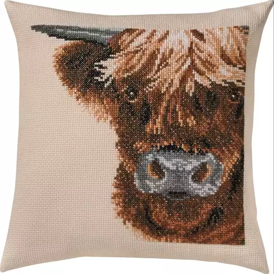 Highland Cow Cushion