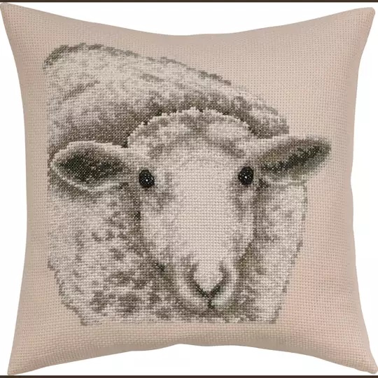 White Sheep Cushion