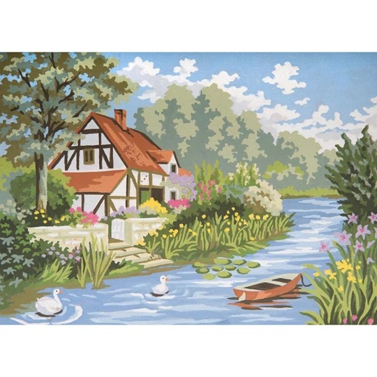 Cottage by the Stream