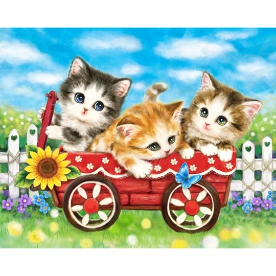 Sunflower Kittens