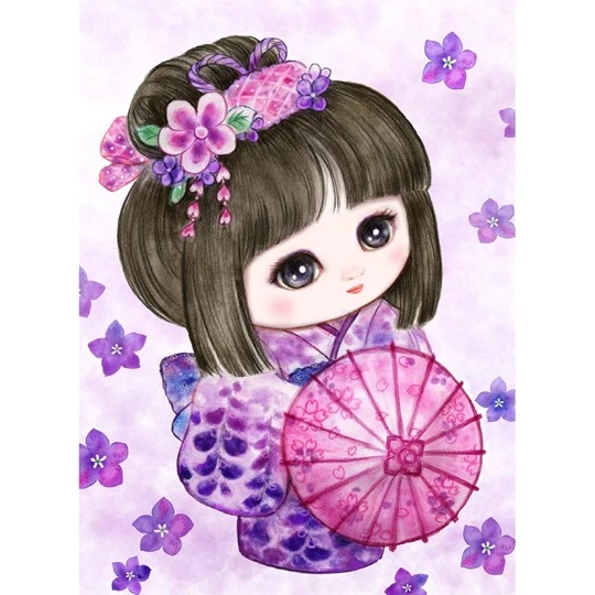 Sweet Geisha Parasol
