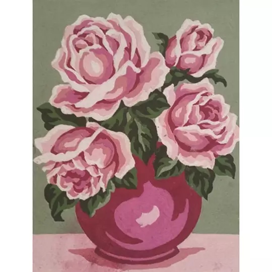 Pink Rose Vase