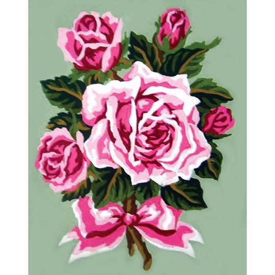 Roses Tied with a Bow