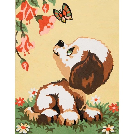 Puppy and Butterfly