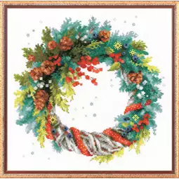 Wreath with Blue Spruce