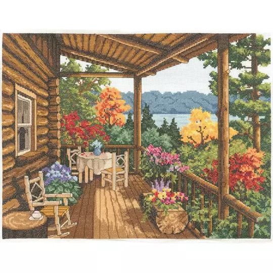 Log Cabin Porch
