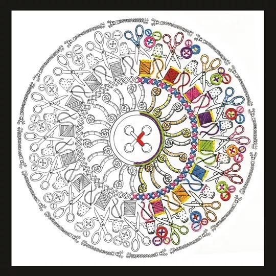Zenbroidery - Sewing Mandala