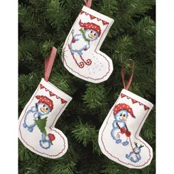 Snowman Fun Tree Stockings