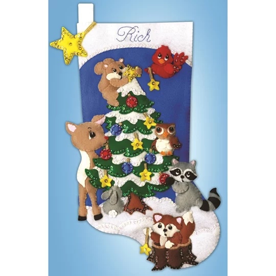 Woodland Friends Stocking