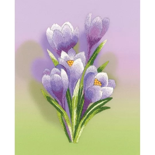 Crocus Satin Stitch