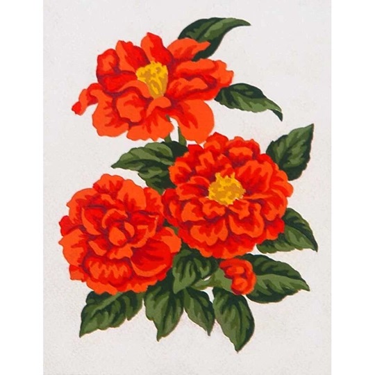 Red Zinnias