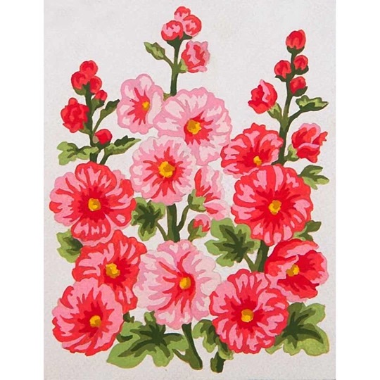 Hollyhocks