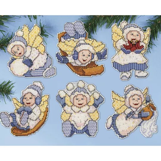 Winter Angel Ornaments