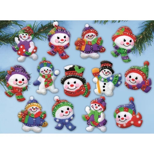 Jolly Snowman Ornaments