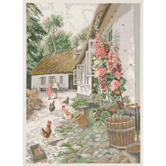 Hollyhocks