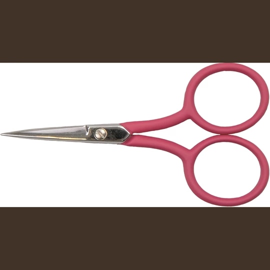 Pink Soft Grip Embroidery Scissors