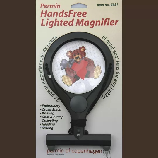 Hands Free Magnifier with Light